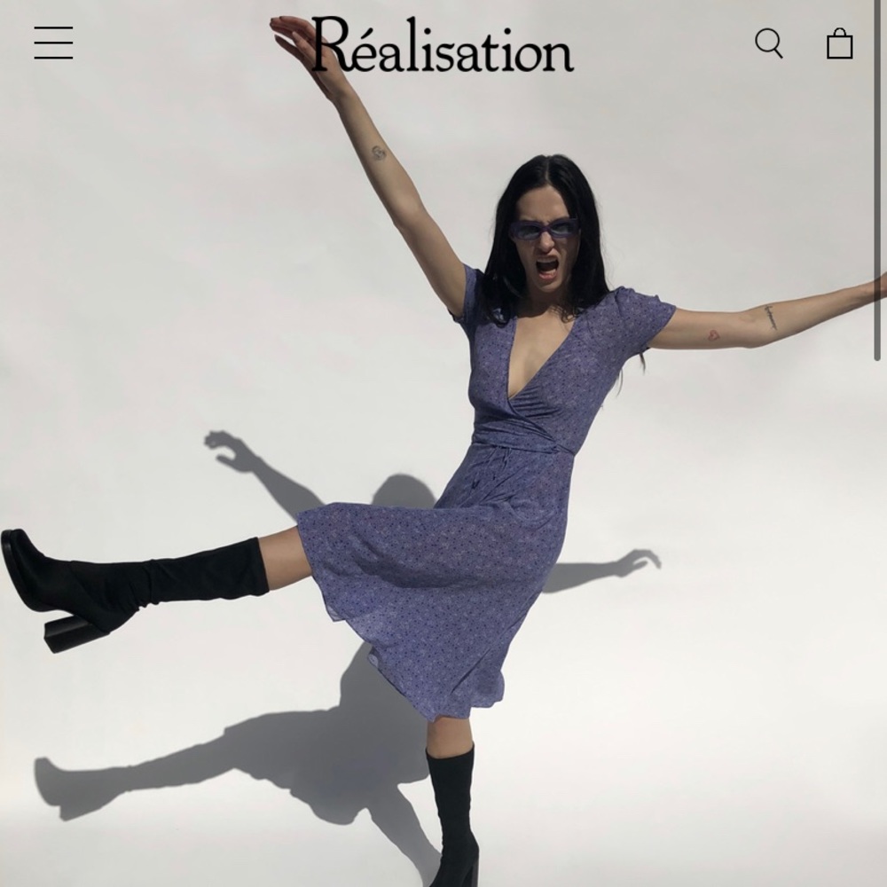 Realisation par teale dress in liberty print